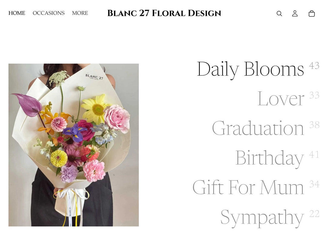 Why We Redesigned Our Website — A Fresh New Home for Blanc 27, Your Sydney Florist