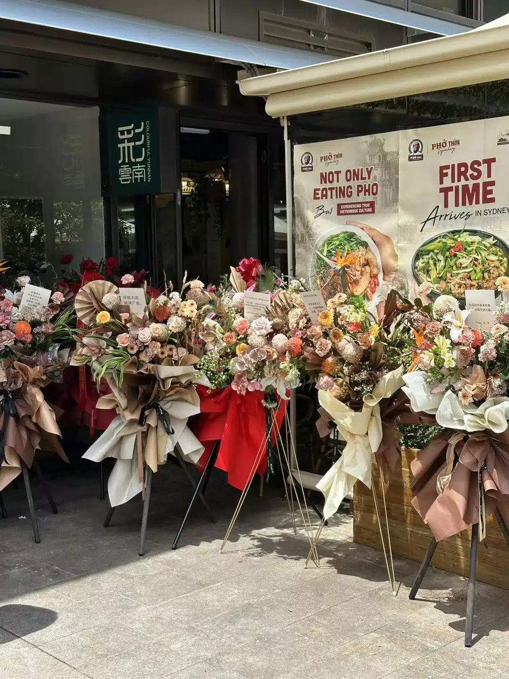 Grand Opening Flower Stand