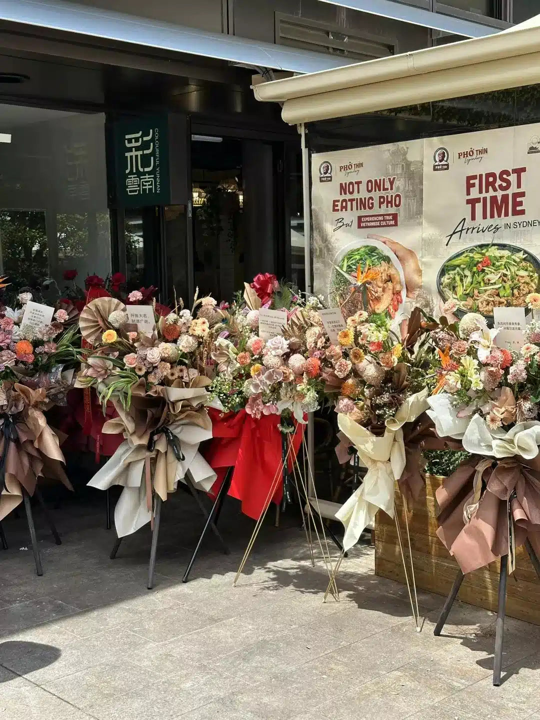 Grand Opening Flower Stand
