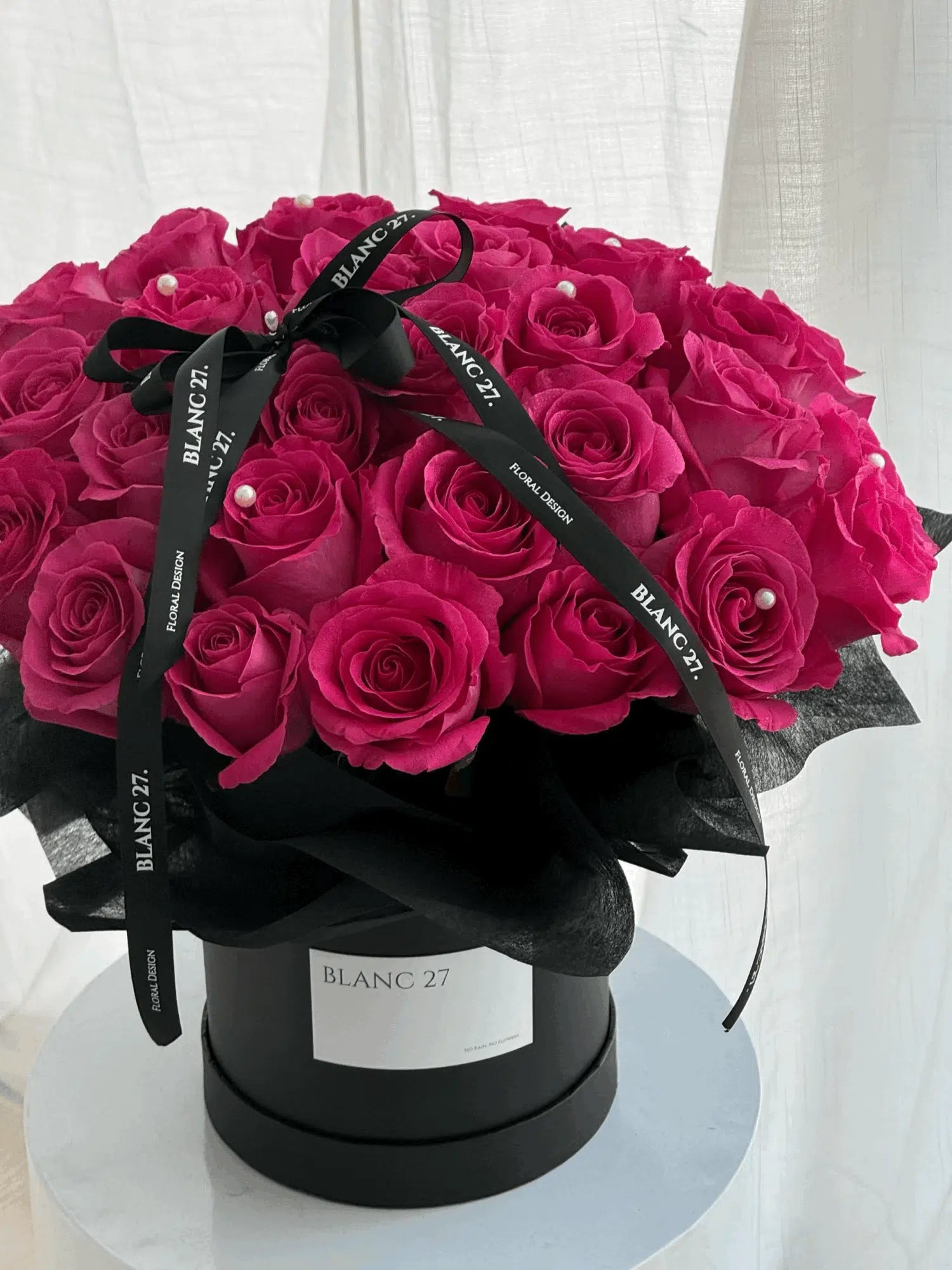 Rose Only Hat Box - Round Style