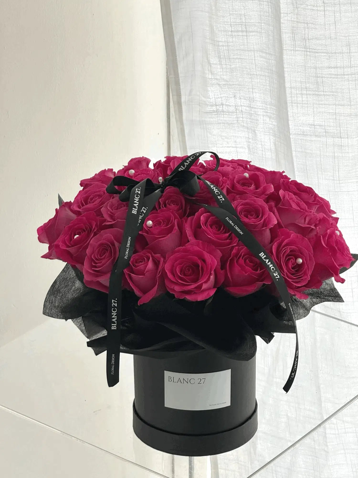 Rose Only Hat Box - Round Style
