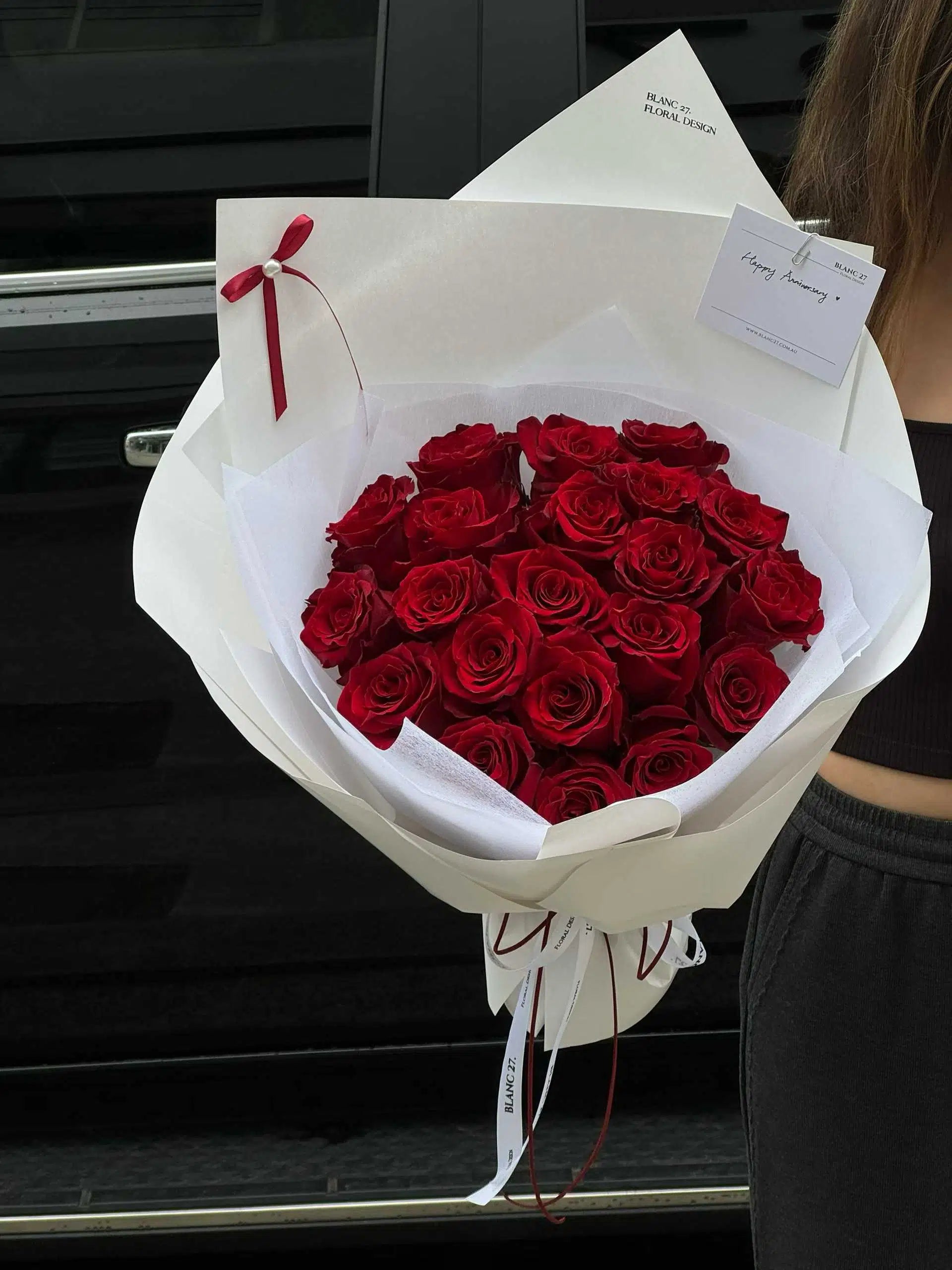 Round Style Rose Bouquet