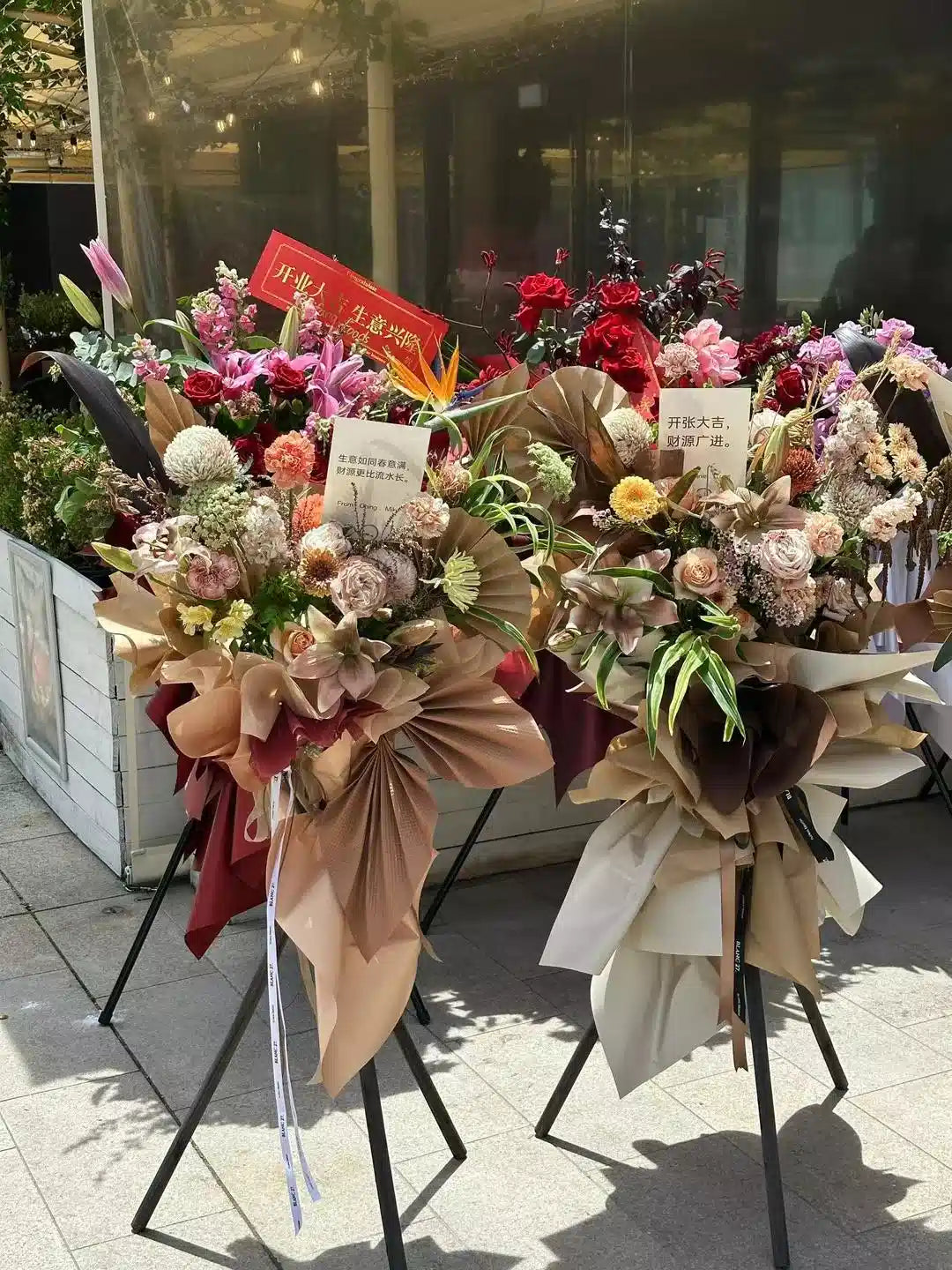 Grand Opening Flower Stand